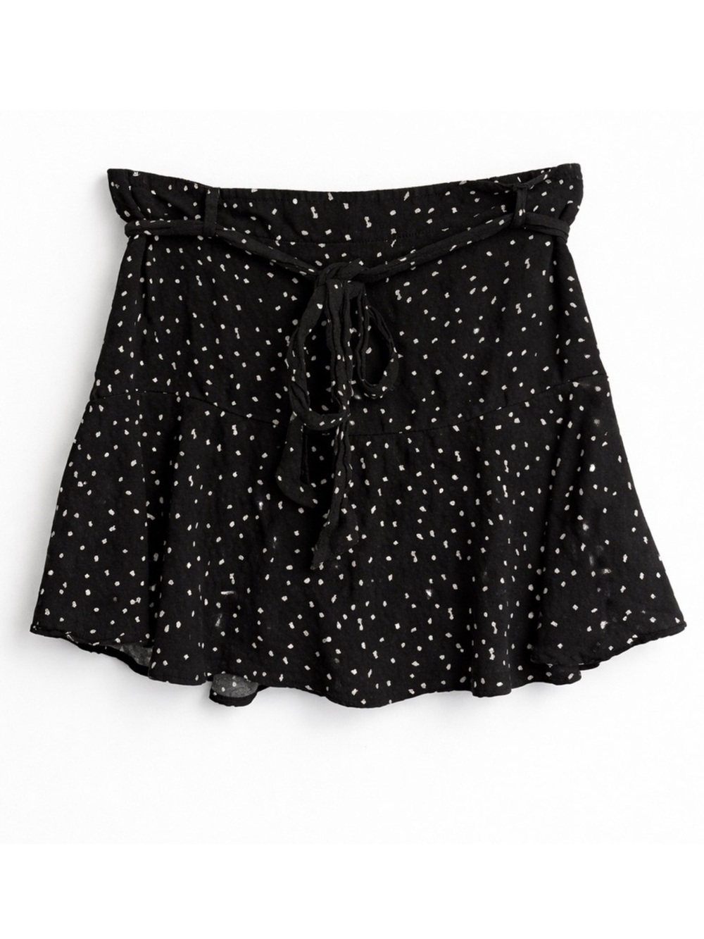 Urban Romantics black and white polka dot skort, sz L